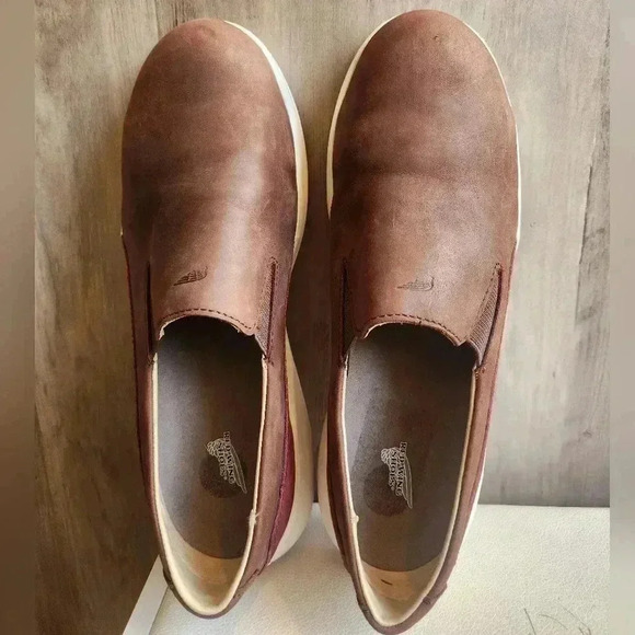 Red Wing Brown Leather Safety Slip On Steel Toe Shoes Size 8.5 Women's - Picture 7 of 9